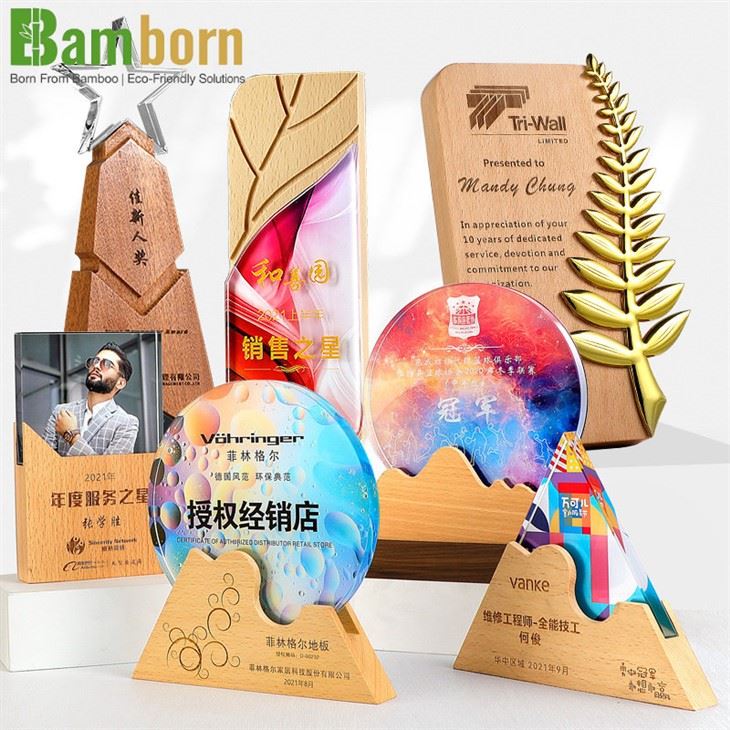 Benutzerdefinierte Bambus-Trophäen